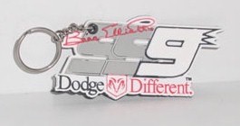 2001 Bill Elliott "Dodge Different" rubber keychain