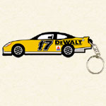 2001 Matt Kenseth #17 Dewalt car rubber keychain
