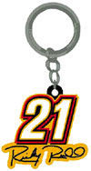 2003 Ricky Rudd #21 rubber keychain