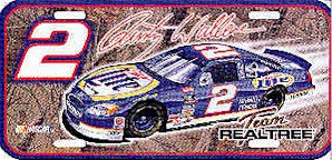 2001 Rusty Wallace Realtree plastic license