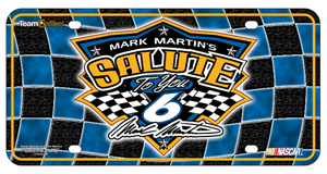 2004 Mark Martin Salute Metal License Plate