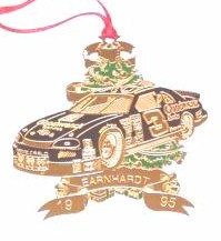 1995 Dale Earnhardt Goodwrench spinout Christmas ornament