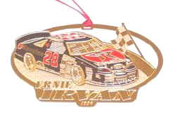 1996 Ernie Irvan Texaco spinout Christmas ornament