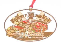 1996 Terry Labonte Kelloggs "Winston Cup Champion" spinout Christmas ornament