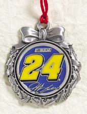 2003 Jeff Gordon pewter wreath ornament