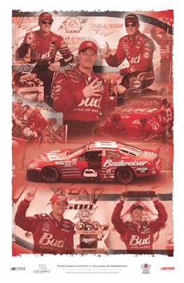 2003 Dale Earnhardt Jr Talladega Win poster