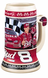 2002 Dale Earnhardt Jr Budweiser stein