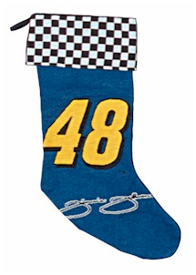 2003 Jimmie Johnson #48 Christmas stocking