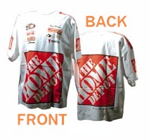 Tony Stewart Home Depot "Uniform" tee