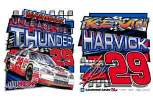 2001 Kevin Harvick GM Goodwrench "Unleash the Thunder" tee