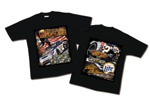 2001 Rusty Wallace "Taking Flight" Harley tee