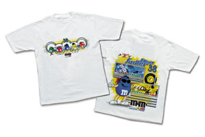 2003 Elliott Sadler M&M's oval tee