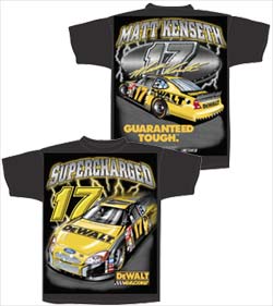 2003 Matt Kenseth Dewalt "Super Charged" tee