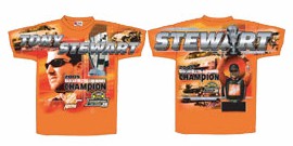 2005 Tony Stewart Home Depot "Champion" Total Print t-shirt