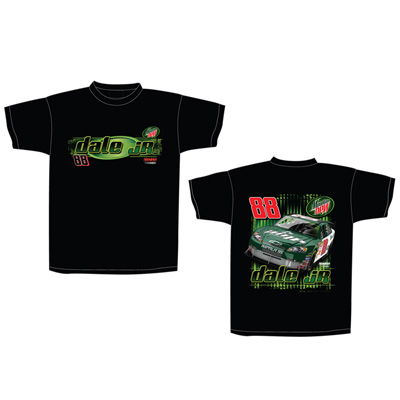 2008 Dale Earnhardt Jr AMP/Mountain Dew Black Tee