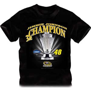 2008 Jimmie Johnson Lowes "Offical Champion" tee