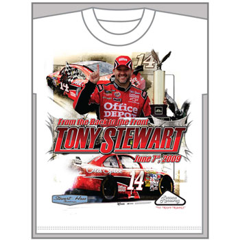 2009 Tony Stewart Office Depot "Pocono Win" Tee