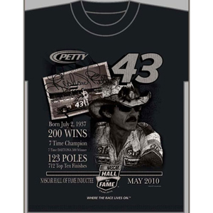 2010 Richard Petty "NASCAR Hall of Fame" Tee