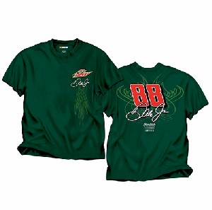 2012 Dale Earnhardt Jr Diet Mountain Dew "Green Fan" tee