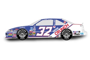 1990 Dale Jarrett 1/24th Nestle Crunch c/w car