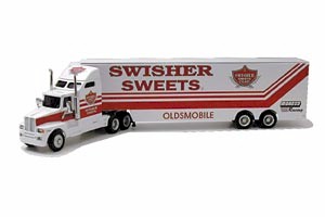 1992 Rob Moroso 1/64th Swisher Sweets hauler and car
