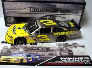 2010 Dale Earnhardt Jr 1/24th Wrangler "Daytona Win" "Brushed Metal" Nationwide Series car