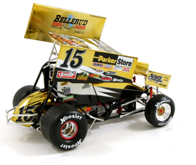 2006 Donny Schatz 1/24th Parker Store "Yellow Chrome" Champion sprint car