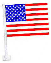 USA Car window flag