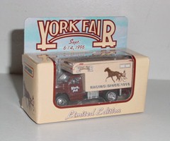 1996 York Fair 1/55th Horse Carrier Delivery Van