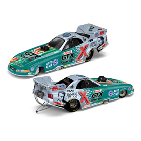 AW JL AUTO WORLD~John Force 25th Anniversary Castrol Oil Funny Car ~ FITS AFX 