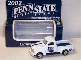 2002 Penn State Nittany Lion 1/55th 1953 Chevrolet 3100 pickup truck