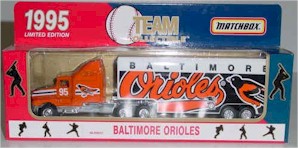 1995 Baltimore Orioles 1/80th MLB transporter