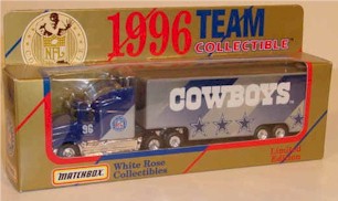 1996 Dallas Cowboys 1/80th NFL transporter