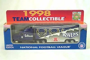 1998 Baltimore Ravens 1/80th NFL transporter
