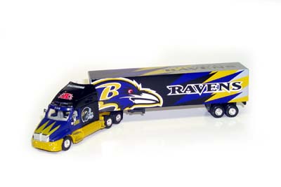 2001 Baltimore Ravens 1/80th NFL collectable hauler