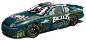 2004 Philiadelphia Eagles 1/24th AP car 