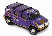 2004 Balitmore Ravens 1/64th Hummer with Jamal Lewis Trading Card