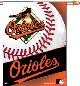 2005 Baltimore Orioles Banner/vertical flag 27" x 37"