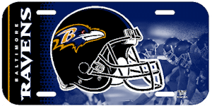 2003 Baltimore Ravens license plate