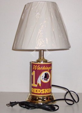 2007 Washington Redskins Table Lamp