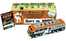 Cal Ripken 1/64th Consective Games talking motor coach