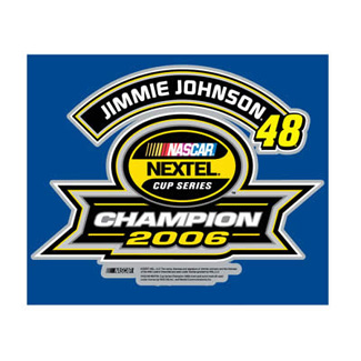2006 Jimmie Johnson Champion Diecut Decal