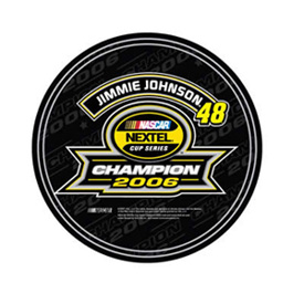 2006 Jimmie Johnson 3" Round Champion Decal