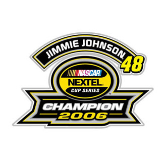2006 Jimmie Johnson Lowes NASCAR Nextel Cup Champion Hatpin