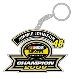 2006 Jimmie Johnson NASCAR Nextel Cup Champion keychain