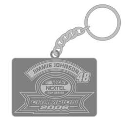 2006 Jimmie Johnson NASCAR Nextel Cup Champion sculpted keychain
