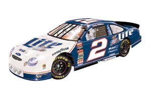 1998 Rusty Wallace 1/24th Miller Lite b/w bank Taurus