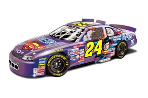 jeff gordon superman diecast car