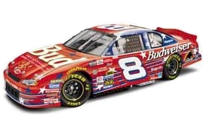 2000 Dale Earnhardt Jr 1/24th Budweiser "Olympic" c/w car