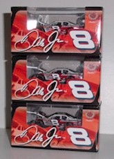 2005 Dale Earnhardt Jr 1/64th Budweiser "Born On Date" Hood Open RCCA 3 car set
